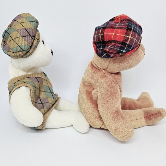 TY Beanie Babies - Set Of 2 PGA Tour Golf Beanie Bears 2004/05 - Picture 2 of 13